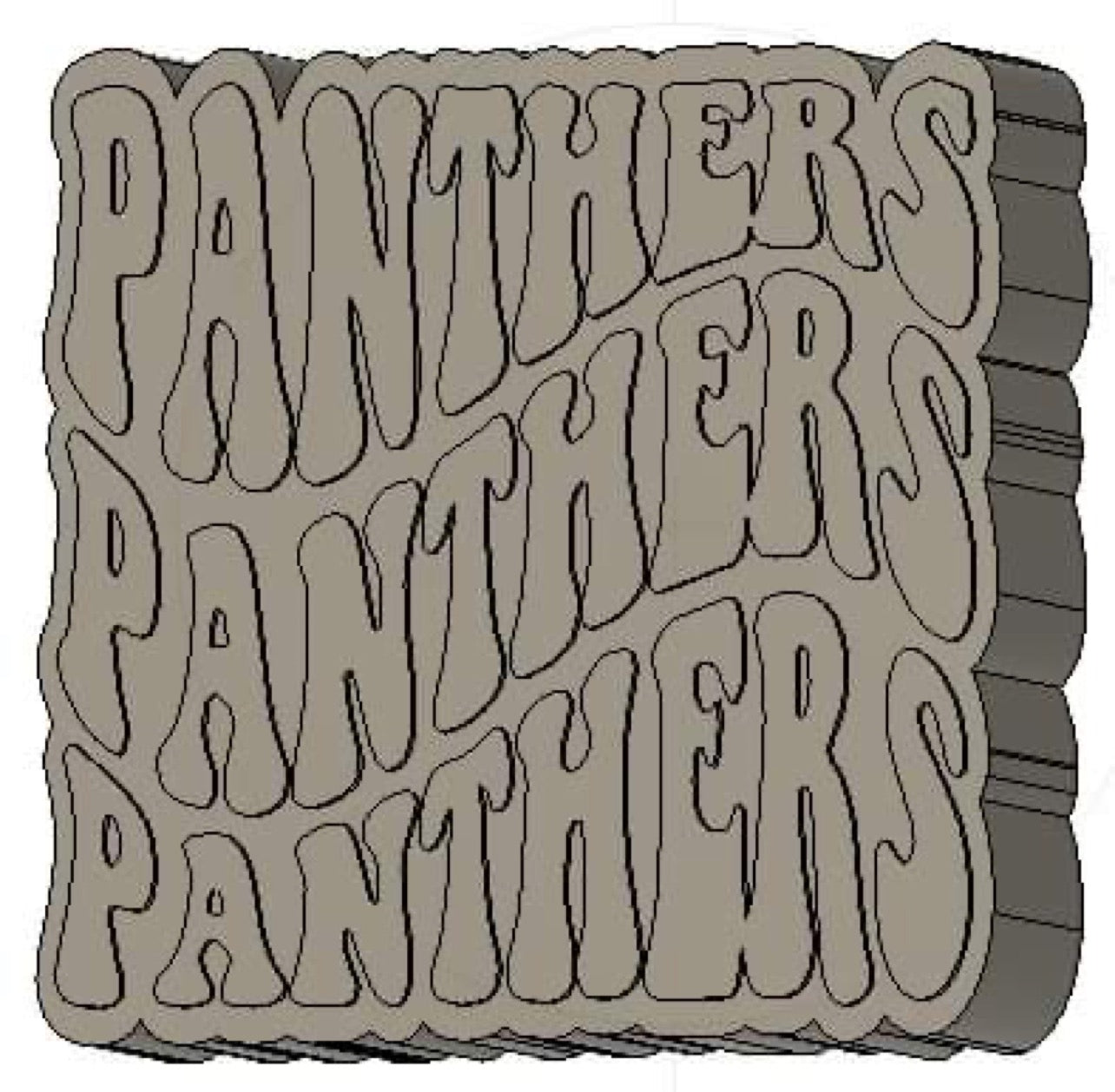 Panthers Silicone Mold