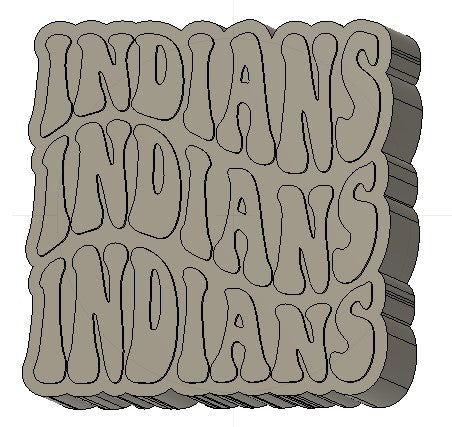 Indians Silicone Mold