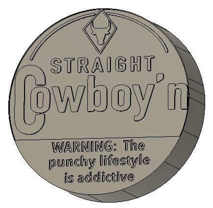 Straight Cowboy'n Silicone Mold