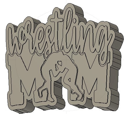 Wrestling Mom Silicone Mold